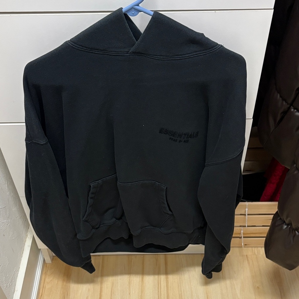 Essentials Charcoal Hoodie